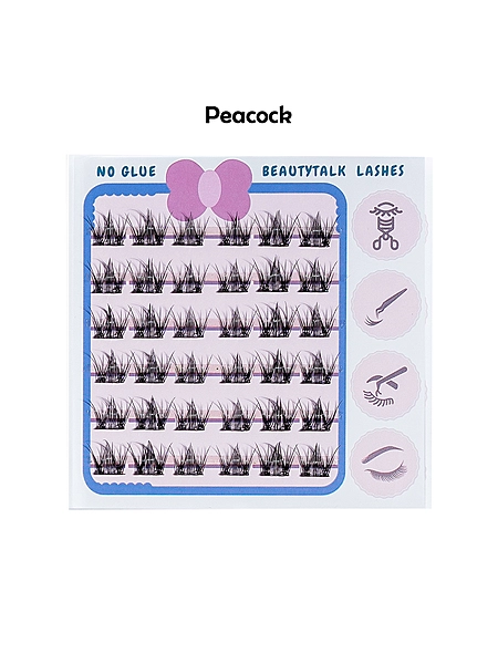 Beautytalk Lashes No glue (Peacock)