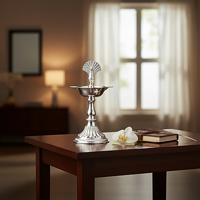 Traditional  Peacock Kuthu Vilakku Diya Traditional  Peacock Kuthu Vilakku Diya