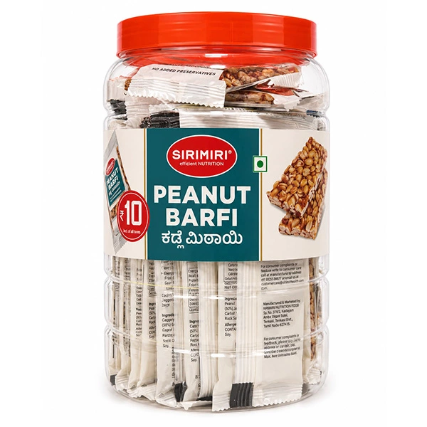 Classic Peanut Chikki Rs 10 Per Piece (Jar of 30)