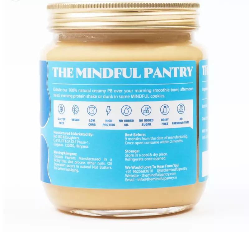 Peanut Butter Oh So Creamy 275 Gms - The Mindful Pantry