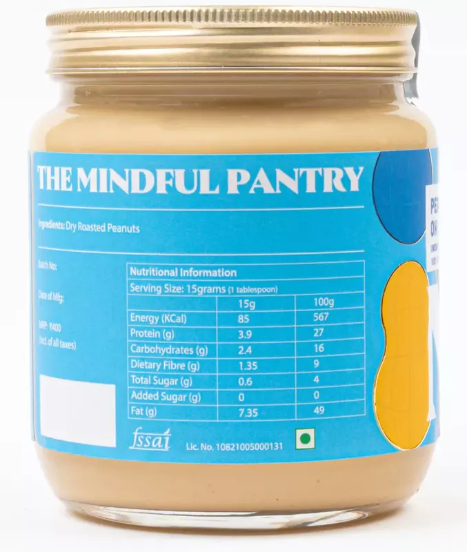 Peanut Butter Oh So Creamy 275 Gms - The Mindful Pantry