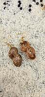 Peanut Shell Earrings | Real Peanut