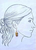 Peanut Shell Earrings | Real Peanut