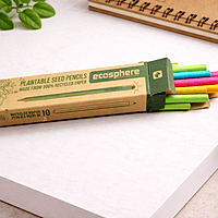 Personalized Event Seed Pencil - Pack of 500 Bulk Order | Ecosphere Stationery | Corporate Events | CSR Events - Flower Tag