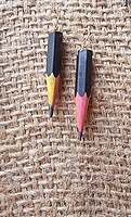Pencil Earrings | Colors of Life | Dual Shade