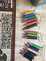 Pencil Earrings | Colors of Life | Multi Color Pencil