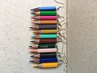 Pencil Earrings | Colors of Life | Multi Color Pencil