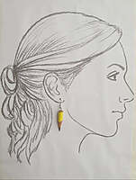Pencil Earrings | Colors of Life | Multi Color Pencil