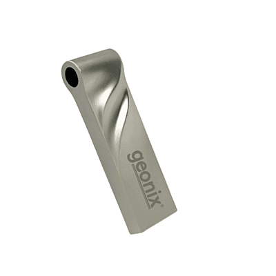 ​Geonix 64GB USB 3.2 Pen Drive, Lightweight Keyring Design,Grey-GXPDU64GB