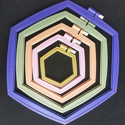 Hexagon Premium Plastic Hoop Hexagon Premium Plastic Hoop