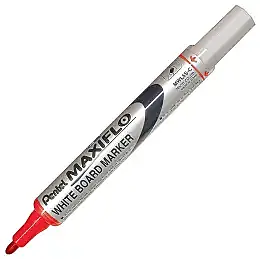 PENTEL MWL5S-A MAXIFLOW WHITEBOARD MARKER BULLET FINE RED