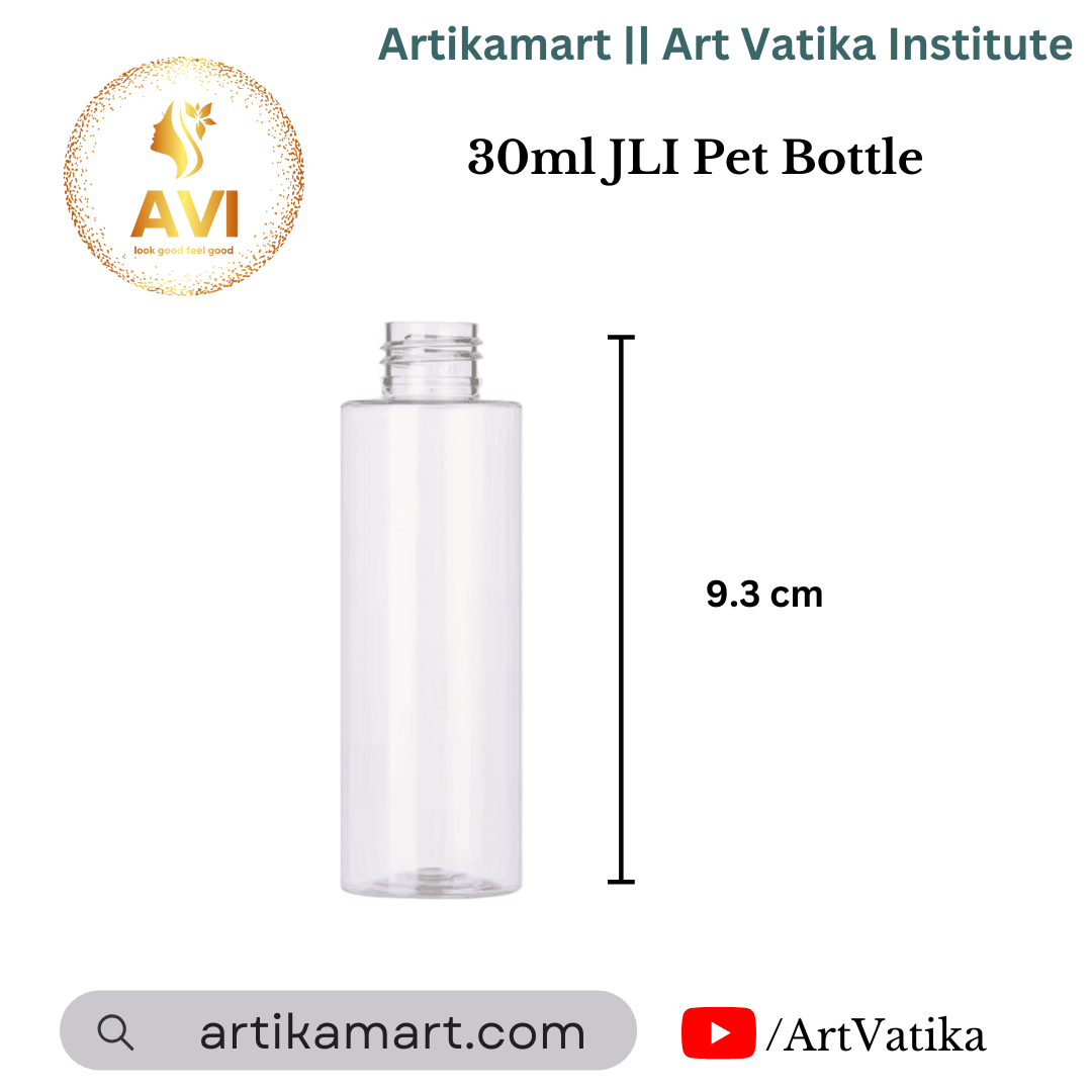30ml JLI Pet Bottle Clear- 20MM NECK 30ml JLI Pet Bottle Clear- 20MM NECK