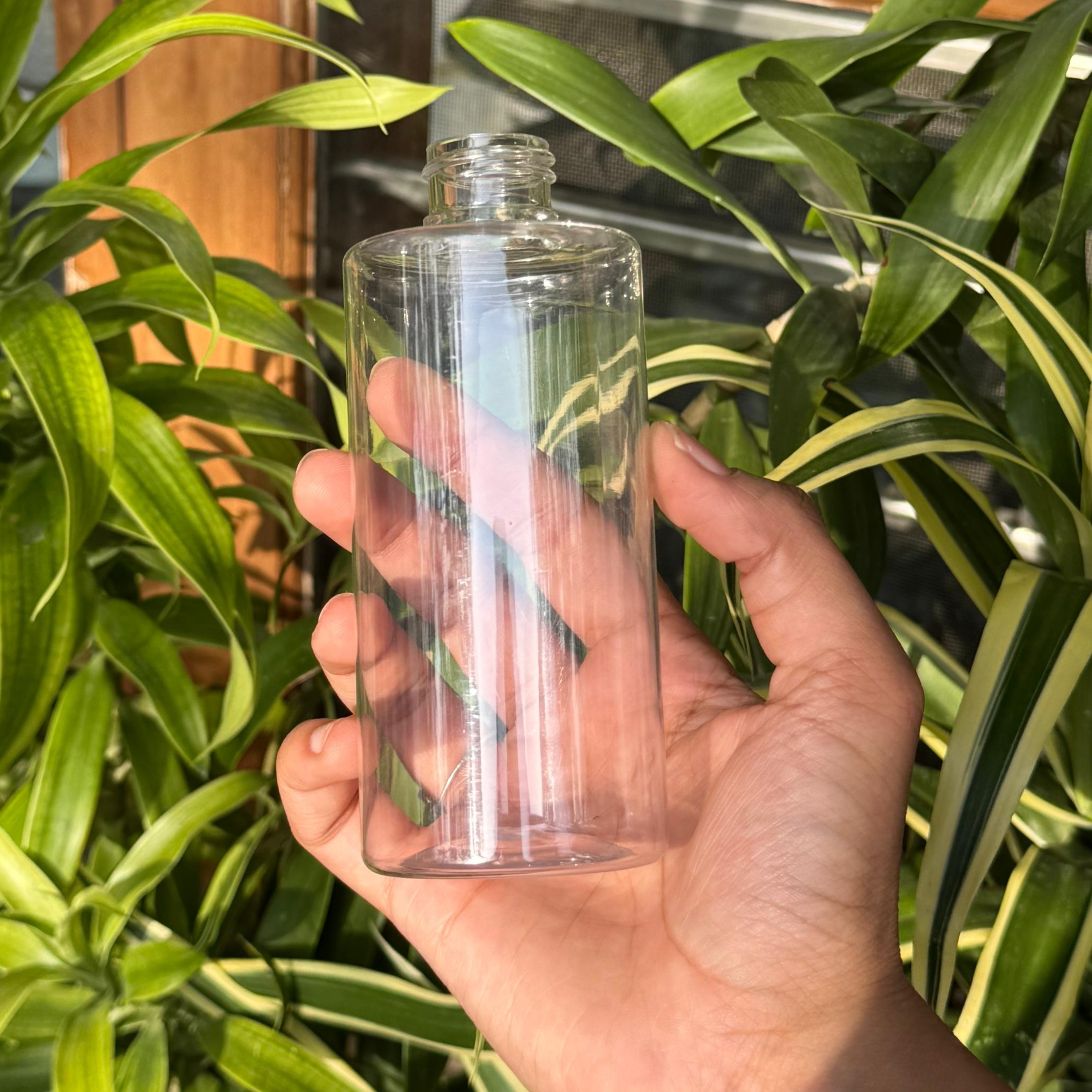 200ml JLI Pet Bottle CLEAR - 24mm NECK - WIDE (Moti wali)