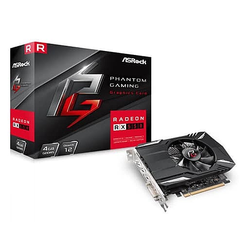 ASRock RX 550 Phantom Gaming 4GB GDDR5 Graphics Card – HDMI / DP / DVI