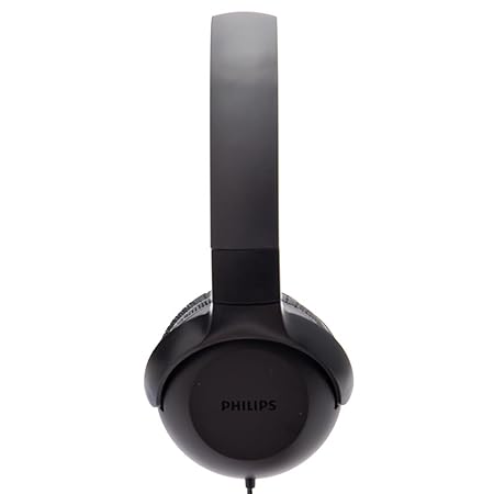 Philips Audio Upbeat Tauh201 Wired On Ear Headphones with Mic (Black)