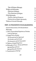 Philosophy of Sri Ramakrishna Philosophy of Sri Ramakrishna