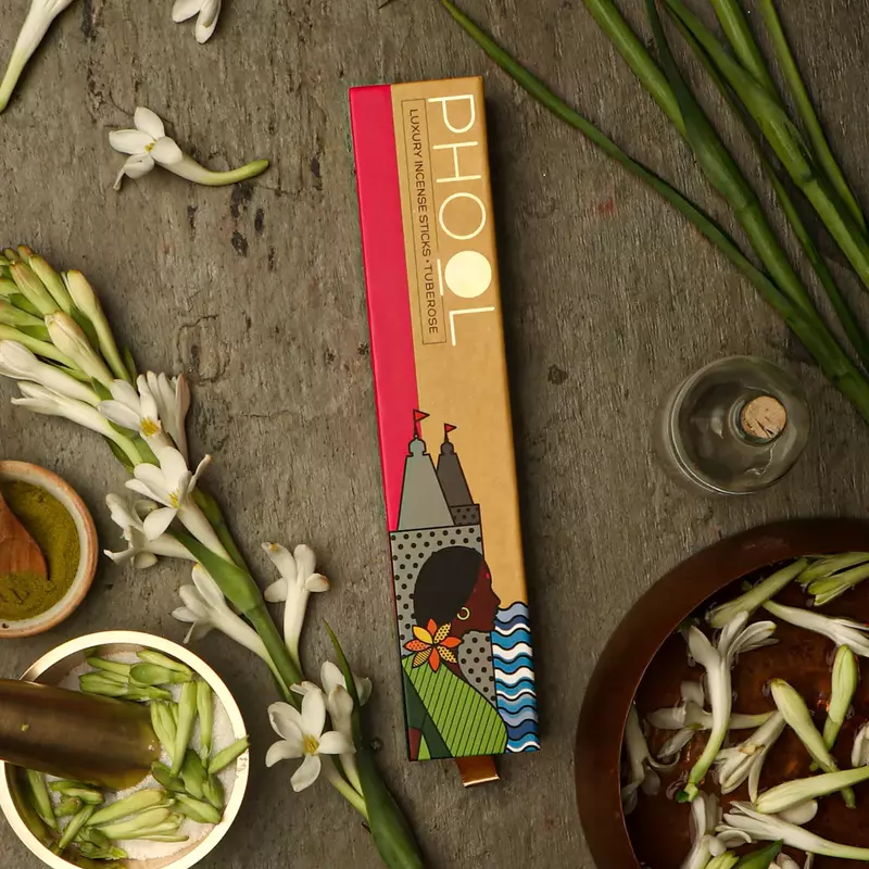 Phool TUBEROSE Incense Sticks