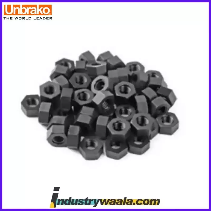 Unbrako 72 X 6 MM Grade 10 Hex Nuts, (Pack Of 2)