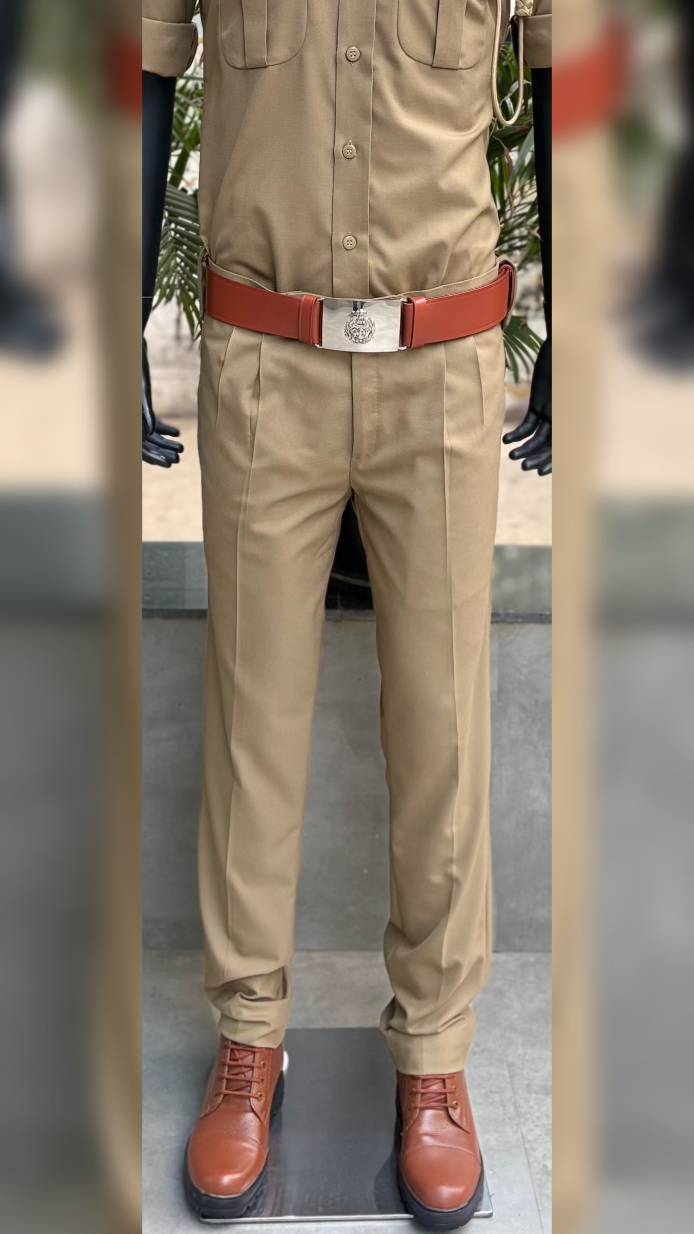 SG DUTY BELT NPA TAN LEATHER