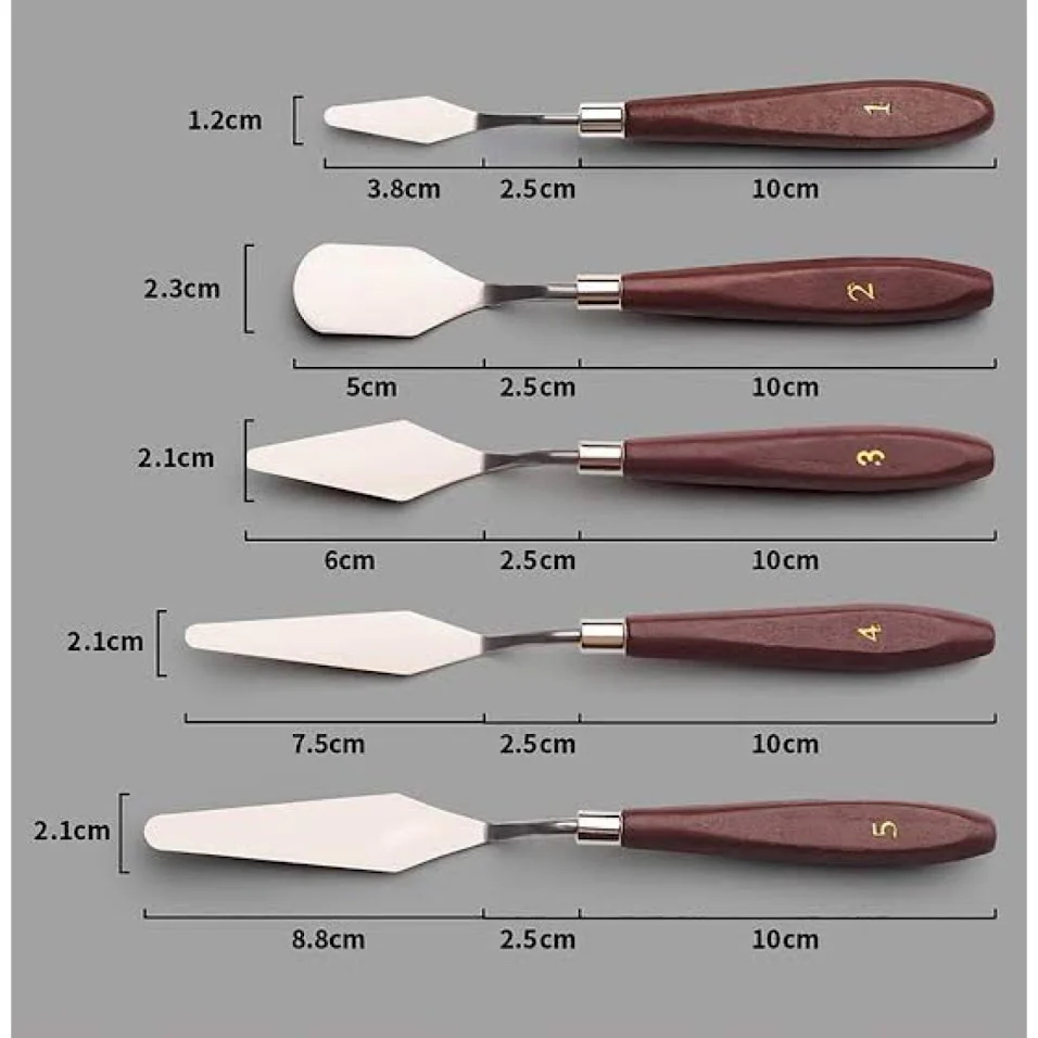 Palette knife 5pc set
