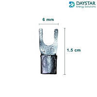 4-6 sq mm Cable Connector Lug Non Insulated Fork Crimp Terminal