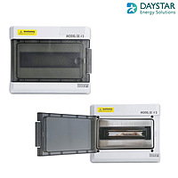 Weatherproof 12-Way MCB Box with Clear PVC Enclosure and Open-Type Cover for Outdoor Power Distribution (12-Pole)