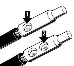 AlCu Bimetallic Pin Socket 50sqmm