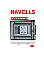 Havells WaterShield IP66 DCDB (1 in 1 out) with Inbuilt 25A Fuse for +ve , DC SPD 600Vdc T2