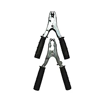 100 AMP Heavy Duty Crocodile Battery Clamp Jumper Cable Clamp (Set of 2 Black)