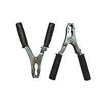 100 AMP Heavy Duty Crocodile Battery Clamp Jumper Cable Clamp (Set of 2 Black)