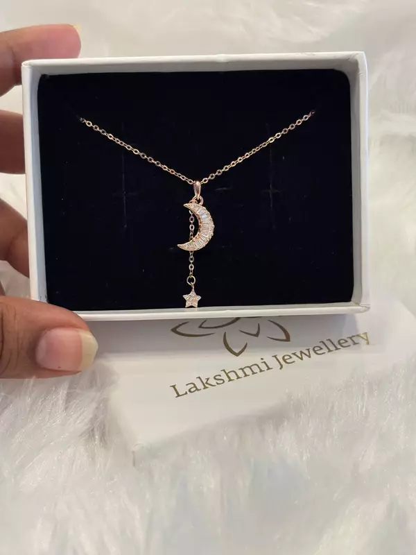 Silver tara chain with rosegold finish
