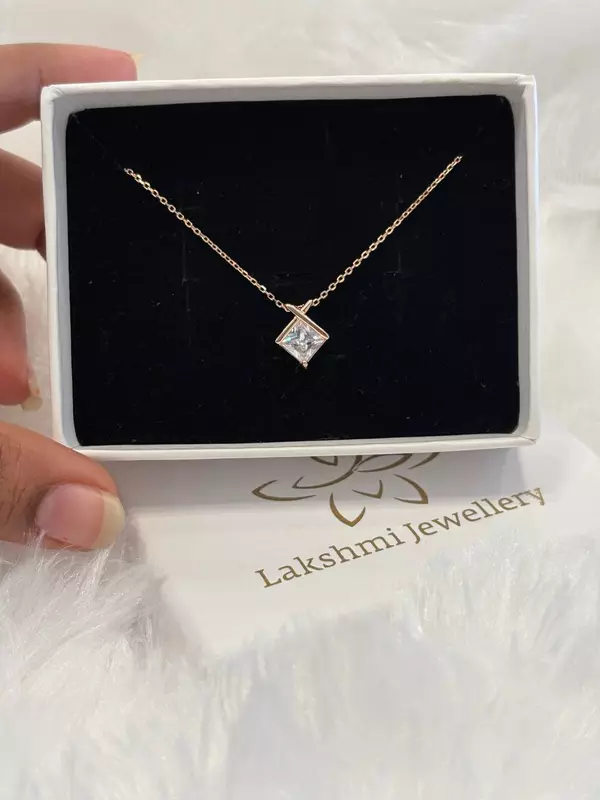 Silver raga chain with rosegold finish