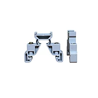 2 Contact Polymide End Clamp / Stopper for 35 mm Channel | ECP-2