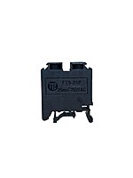TERMINAL BLOCK POLYMIDE upto 25 sqmm - FTS25P BLACK WITH END PLATE