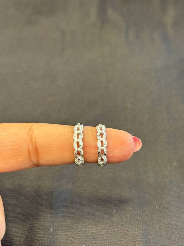 Silver sangili toe ring