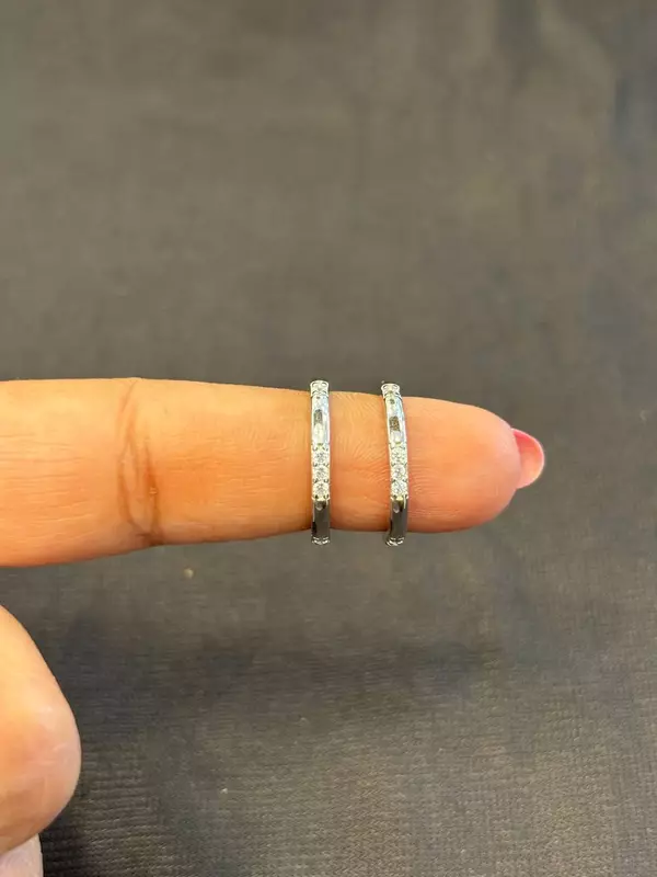 Silver ponnangani toe ring
