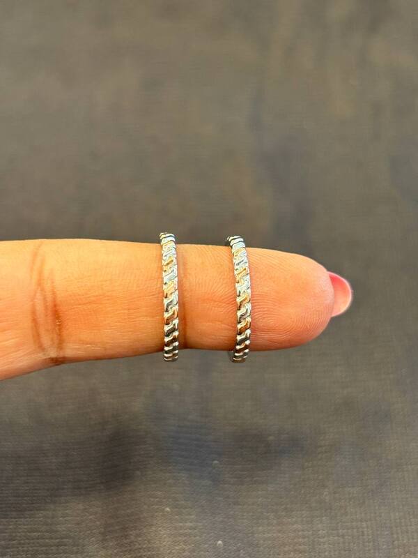 Silver snake dual tone