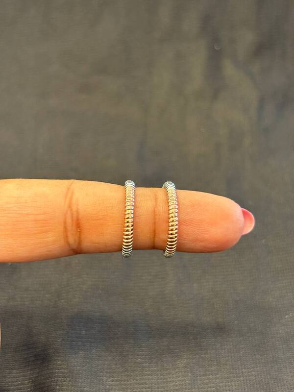 Silver thandia dual tone