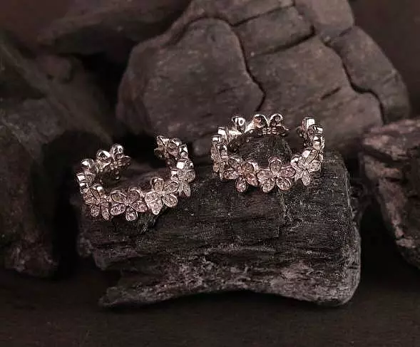 Silver ananya toe ring