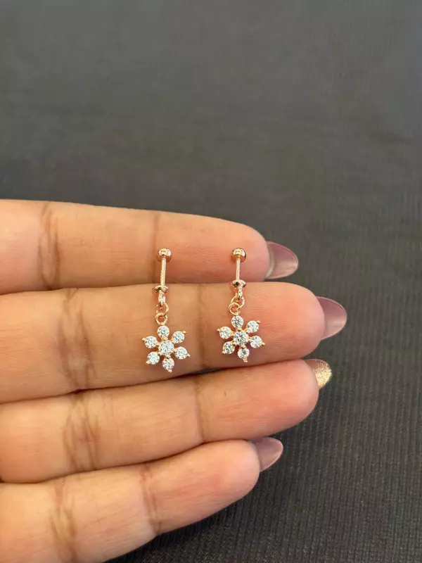 Silver star koppu with rosegold finish