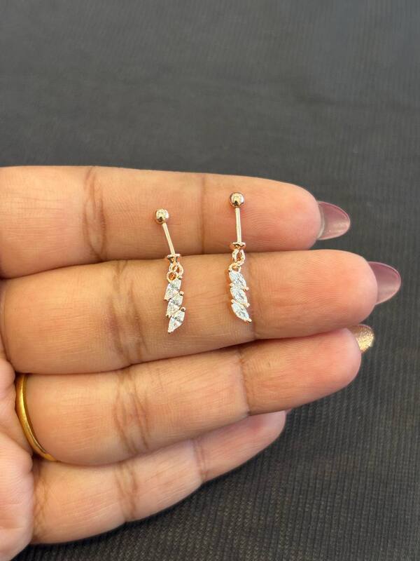 Silver butterfluy koppu with rosegold finish