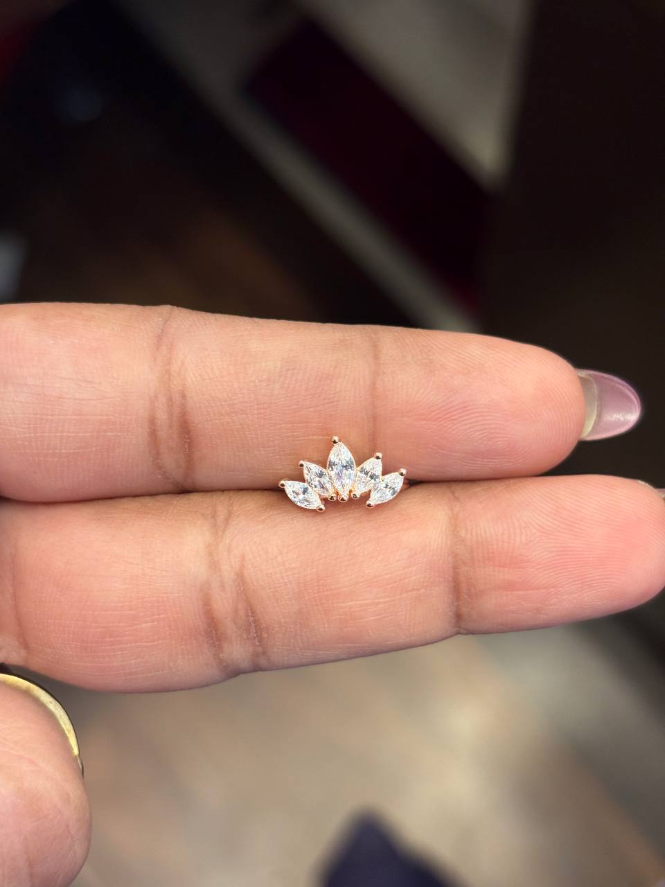 Silver dhushiya ring (Single piece)