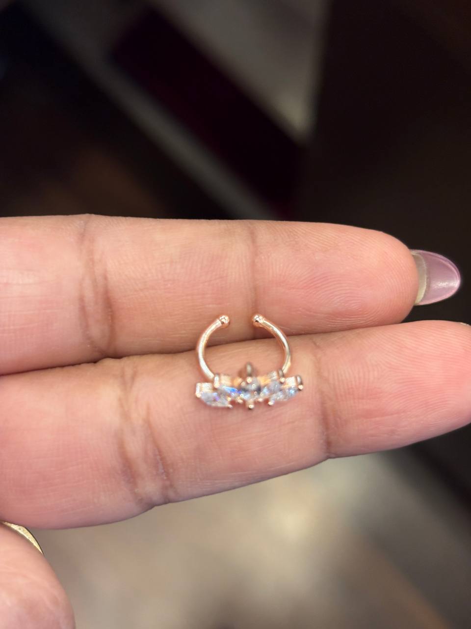 Silver dhushiya ring (Single piece)