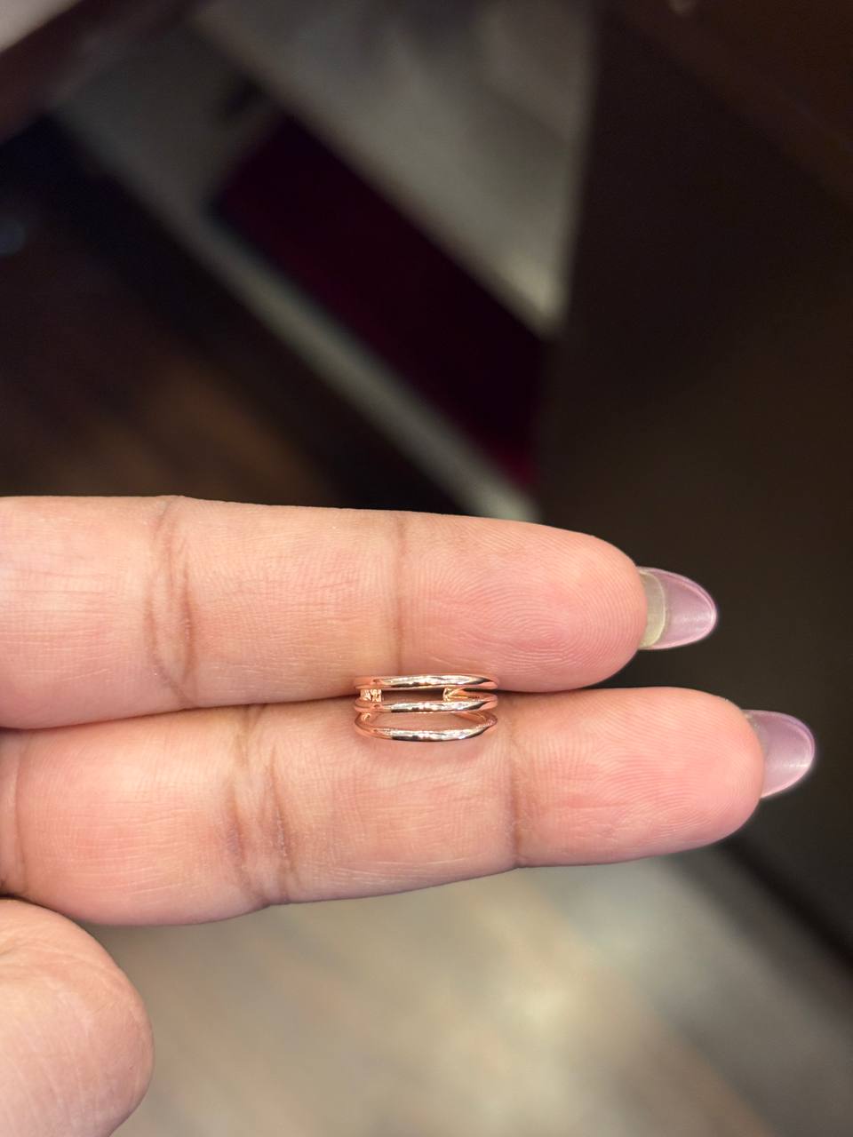 Silver mullai ring (Single piece)