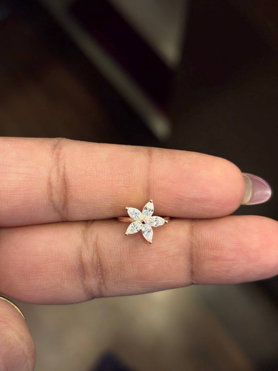 Silver malar ring (Single piece)