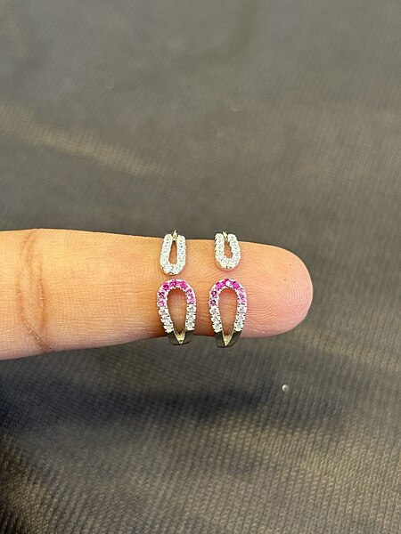 Silver ahana toe ring