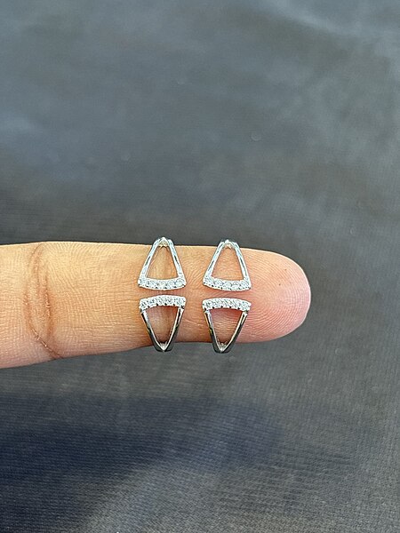 Silver megala toe ring