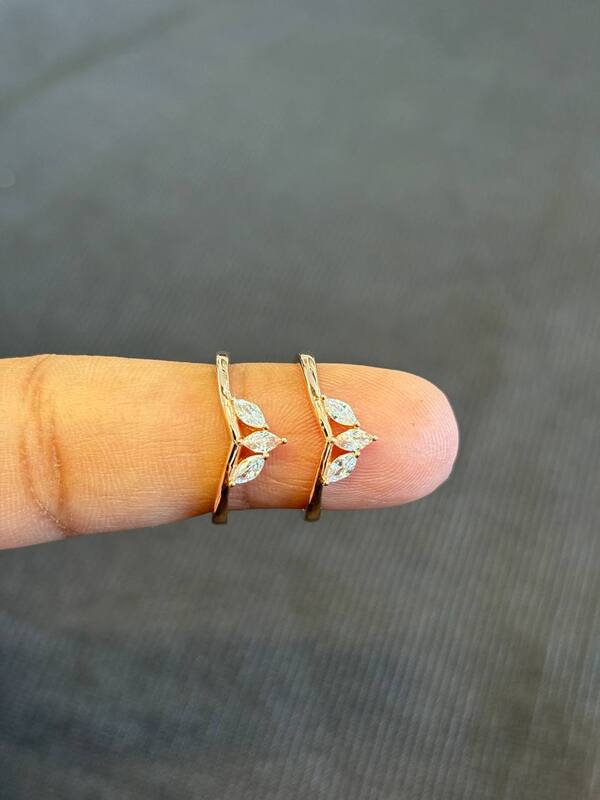 Silver tri colour white toe ring