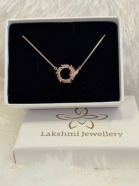 Silver fire ring with rosegold finish