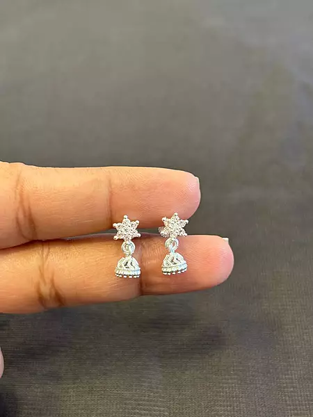 Silver pink stone jimiki